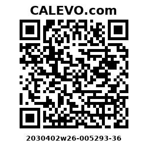 Calevo.com Preisschild 2030402w26-005293-36