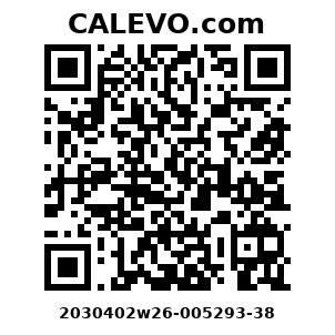 Calevo.com Preisschild 2030402w26-005293-38