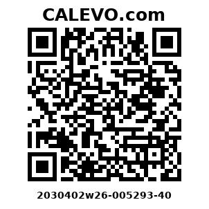Calevo.com Preisschild 2030402w26-005293-40
