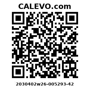 Calevo.com Preisschild 2030402w26-005293-42