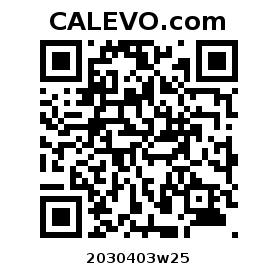Calevo.com Preisschild 2030403w25