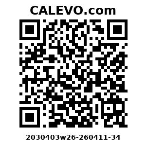 Calevo.com Preisschild 2030403w26-260411-34
