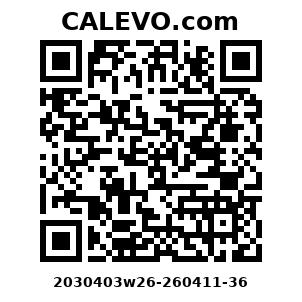 Calevo.com Preisschild 2030403w26-260411-36