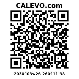 Calevo.com Preisschild 2030403w26-260411-38
