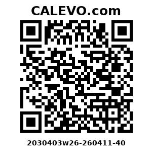 Calevo.com Preisschild 2030403w26-260411-40