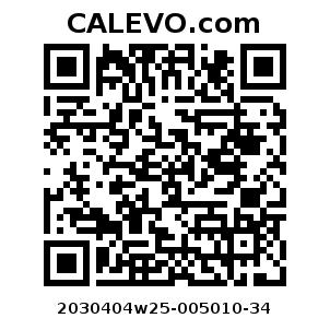 Calevo.com Preisschild 2030404w25-005010-34