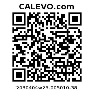 Calevo.com Preisschild 2030404w25-005010-38