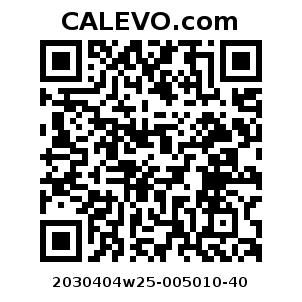 Calevo.com Preisschild 2030404w25-005010-40