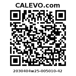 Calevo.com Preisschild 2030404w25-005010-42