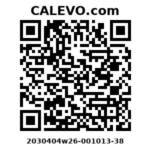 Calevo.com Preisschild 2030404w26-001013-38