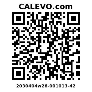 Calevo.com Preisschild 2030404w26-001013-42