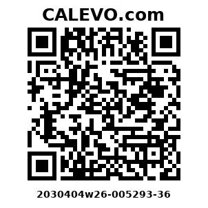 Calevo.com Preisschild 2030404w26-005293-36