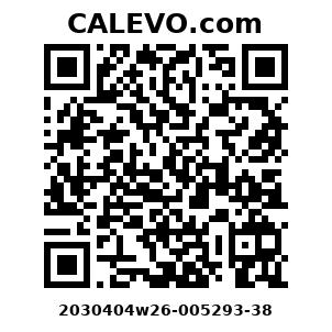 Calevo.com Preisschild 2030404w26-005293-38