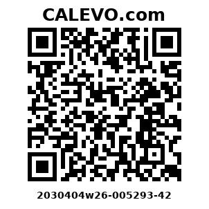 Calevo.com Preisschild 2030404w26-005293-42