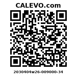 Calevo.com Preisschild 2030404w26-009000-34