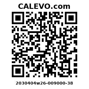 Calevo.com Preisschild 2030404w26-009000-38