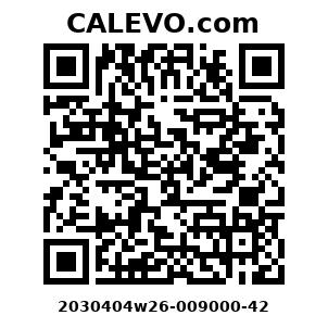 Calevo.com Preisschild 2030404w26-009000-42