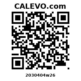 Calevo.com Preisschild 2030404w26