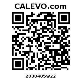 Calevo.com Preisschild 2030405w22
