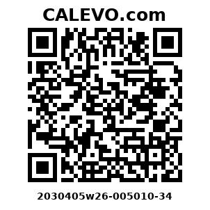 Calevo.com Preisschild 2030405w26-005010-34