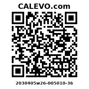 Calevo.com Preisschild 2030405w26-005010-36
