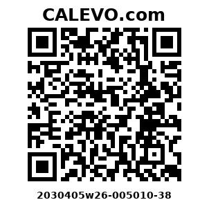 Calevo.com Preisschild 2030405w26-005010-38