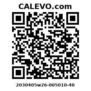 Calevo.com Preisschild 2030405w26-005010-40