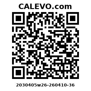 Calevo.com Preisschild 2030405w26-260410-36