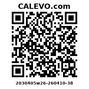 Calevo.com Preisschild 2030405w26-260410-38