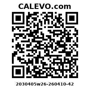 Calevo.com Preisschild 2030405w26-260410-42