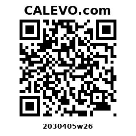 Calevo.com Preisschild 2030405w26
