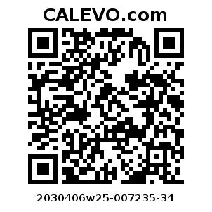 Calevo.com Preisschild 2030406w25-007235-34