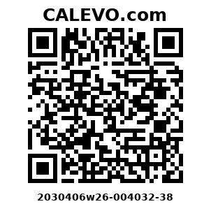 Calevo.com Preisschild 2030406w26-004032-38