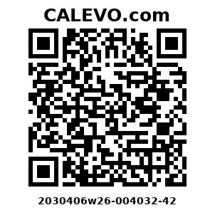 Calevo.com Preisschild 2030406w26-004032-42