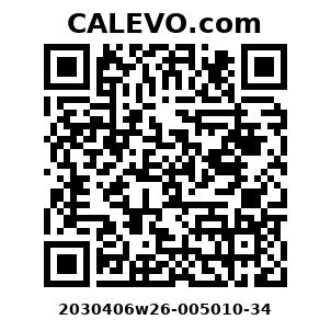 Calevo.com Preisschild 2030406w26-005010-34