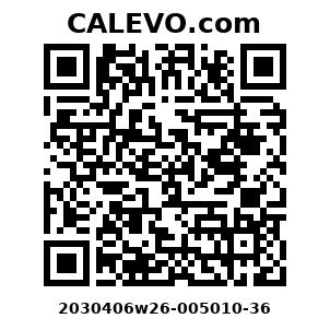 Calevo.com Preisschild 2030406w26-005010-36