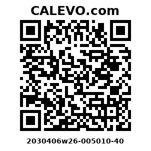 Calevo.com Preisschild 2030406w26-005010-40