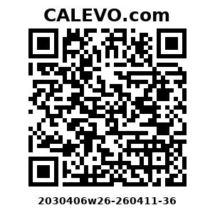 Calevo.com Preisschild 2030406w26-260411-36
