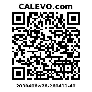 Calevo.com Preisschild 2030406w26-260411-40