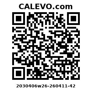 Calevo.com Preisschild 2030406w26-260411-42