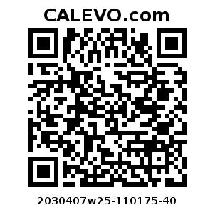 Calevo.com Preisschild 2030407w25-110175-40