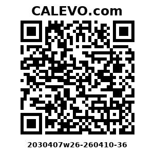 Calevo.com Preisschild 2030407w26-260410-36