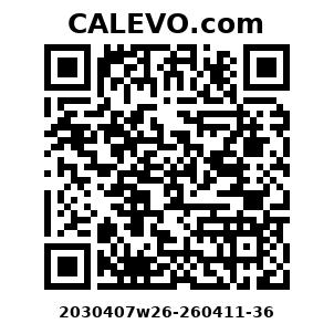 Calevo.com Preisschild 2030407w26-260411-36