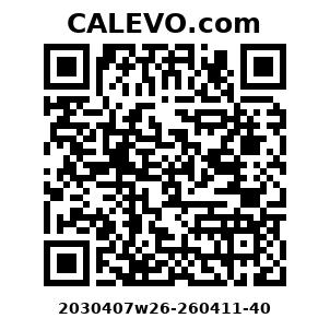 Calevo.com Preisschild 2030407w26-260411-40