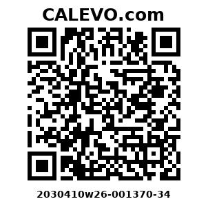 Calevo.com Preisschild 2030410w26-001370-34