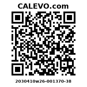 Calevo.com Preisschild 2030410w26-001370-38