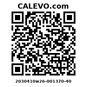 Calevo.com Preisschild 2030410w26-001370-40