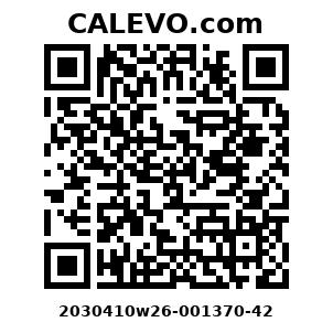 Calevo.com Preisschild 2030410w26-001370-42