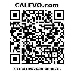 Calevo.com Preisschild 2030410w26-009000-36