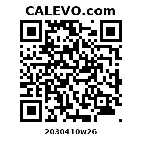 Calevo.com Preisschild 2030410w26